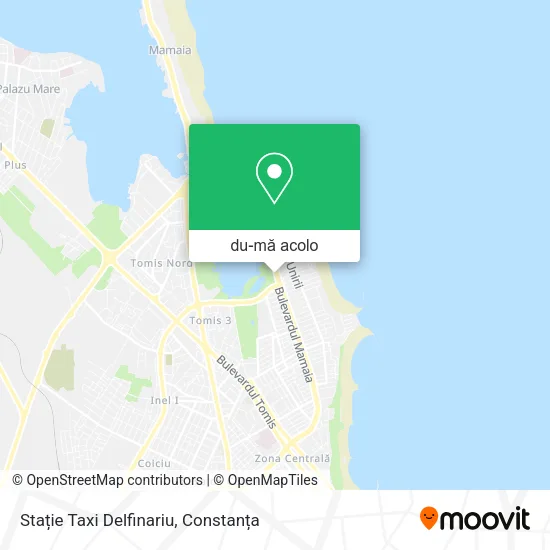 Hartă Stație Taxi Delfinariu