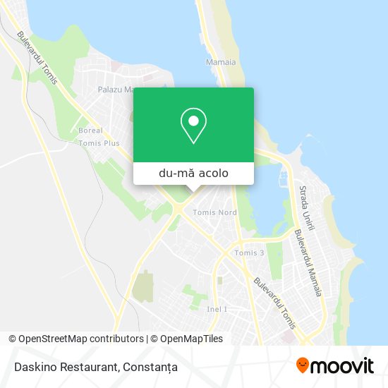 Hartă Daskino Restaurant