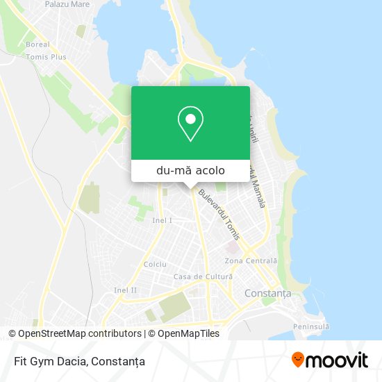 Hartă Fit Gym Dacia