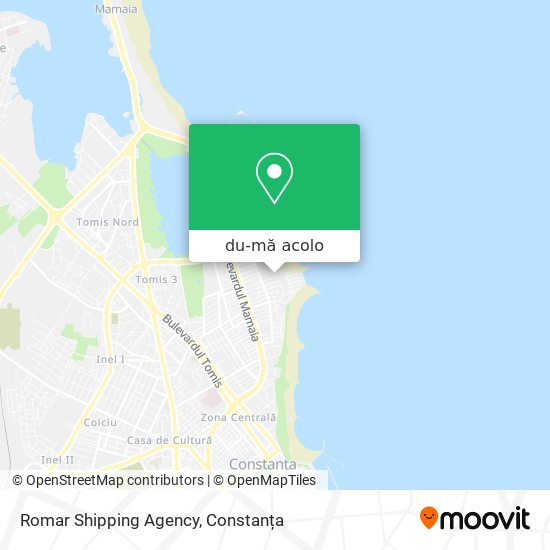 Hartă Romar Shipping Agency
