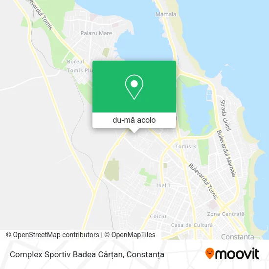 Hartă Complex Sportiv Badea Cârțan