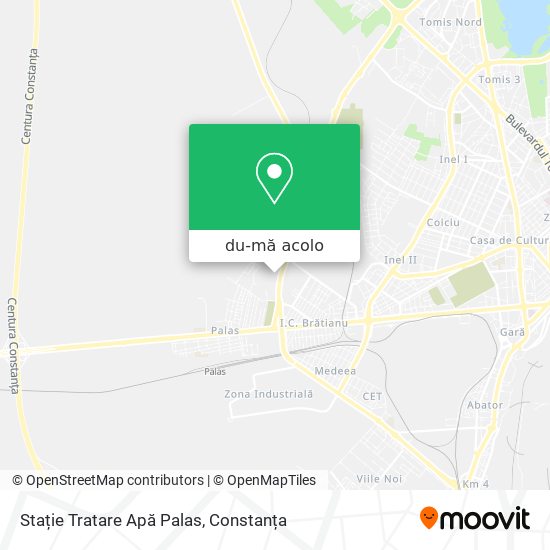 Hartă Stație Tratare Apă Palas