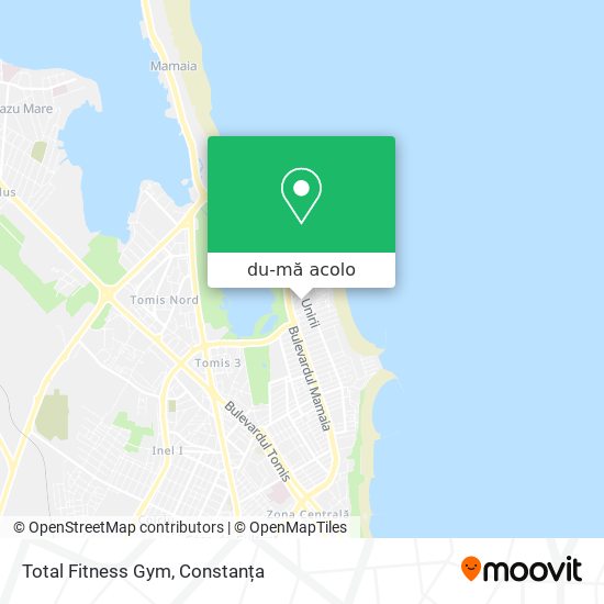 Hartă Total Fitness Gym