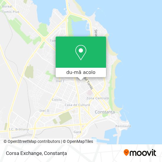 Hartă Corsa Exchange