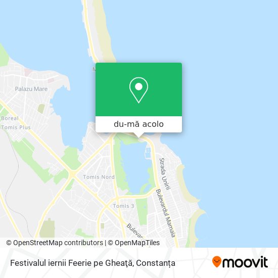 Hartă Festivalul iernii  Feerie pe Gheaţă
