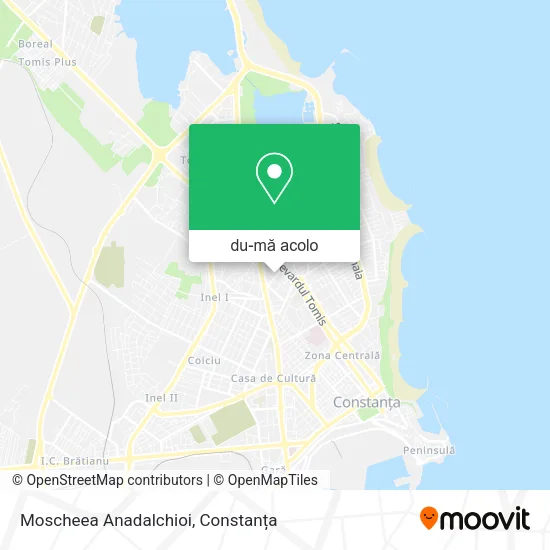 Hartă Moscheea Anadalchioi