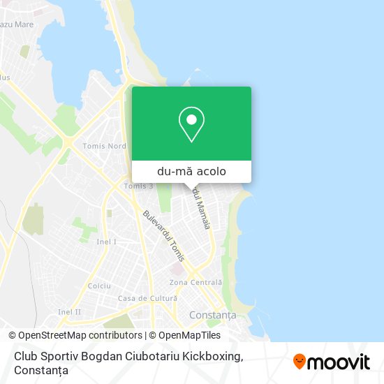 Hartă Club Sportiv Bogdan Ciubotariu Kickboxing