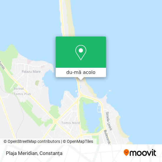 Hartă Plaja Meridian