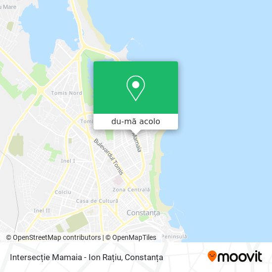 Hartă Intersecție Mamaia - Ion Rațiu