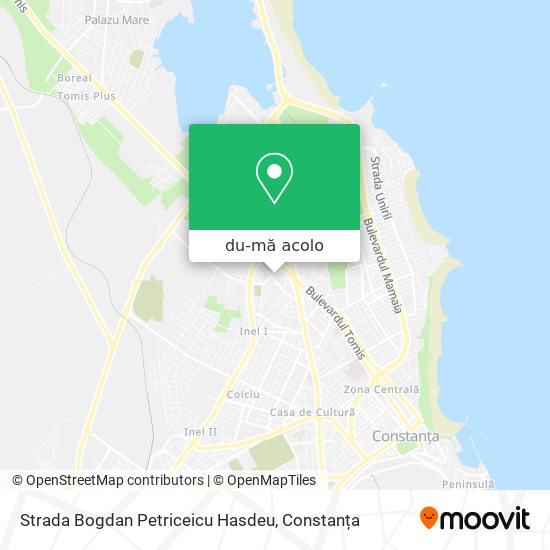 Hartă Strada Bogdan Petriceicu Hasdeu