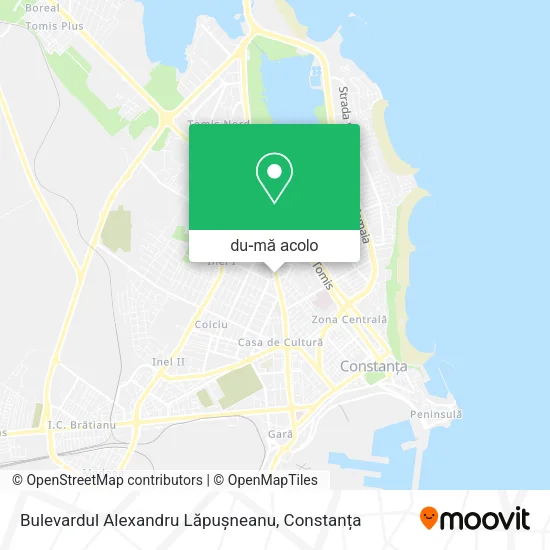 Hartă Bulevardul Alexandru Lăpușneanu