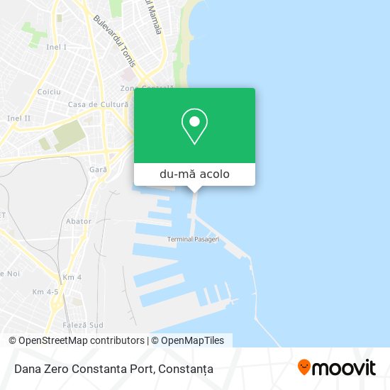 Hartă Dana Zero Constanta Port