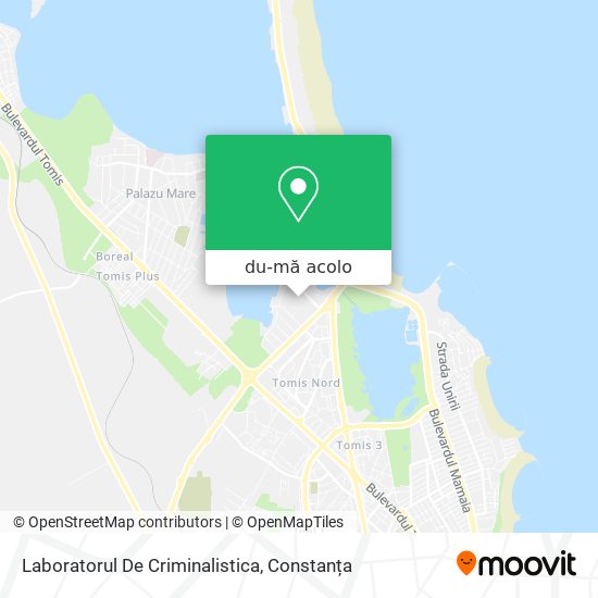 Hartă Laboratorul De Criminalistica