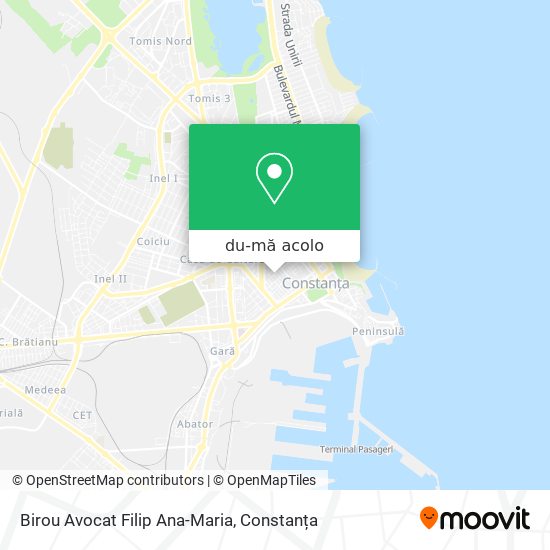 Hartă Birou Avocat Filip Ana-Maria