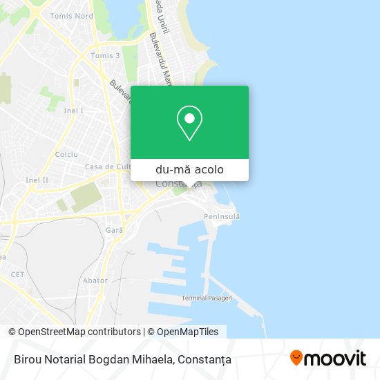 Hartă Birou Notarial Bogdan Mihaela