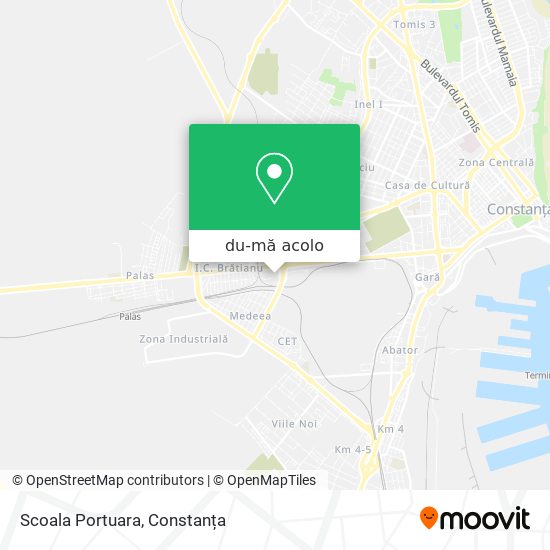 Hartă Scoala Portuara