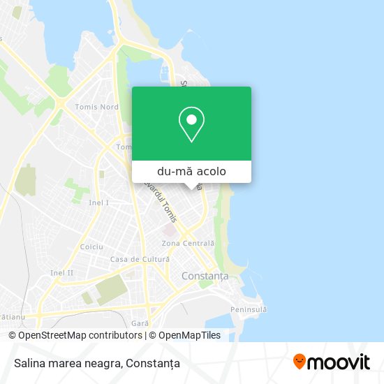 Hartă Salina  marea neagra