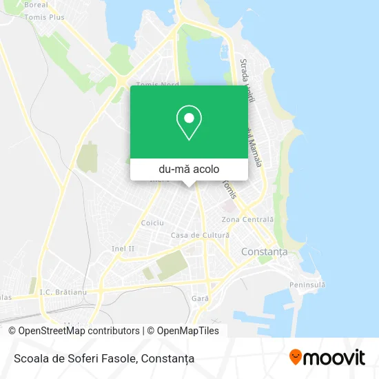Hartă Scoala de Soferi  Fasole