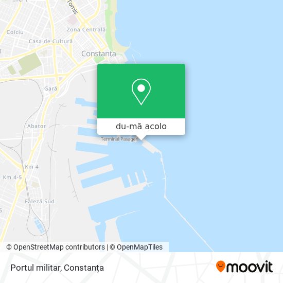 Hartă Portul militar