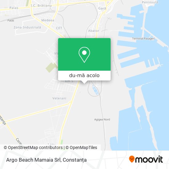 Hartă Argo Beach Mamaia Srl