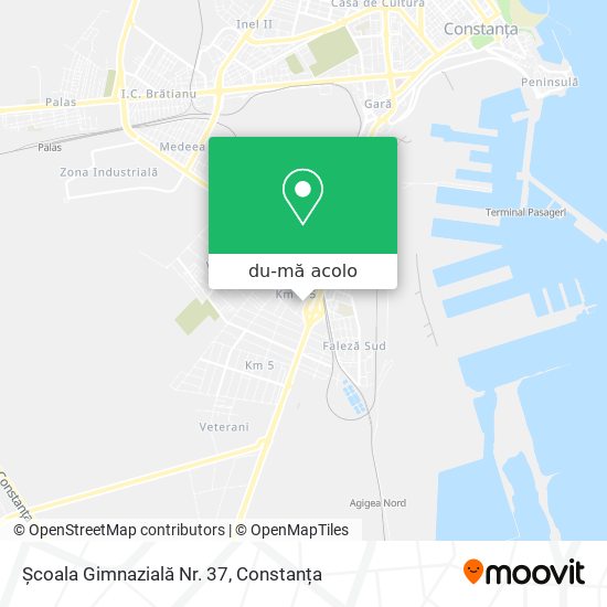 Hartă Școala Gimnazială Nr. 37