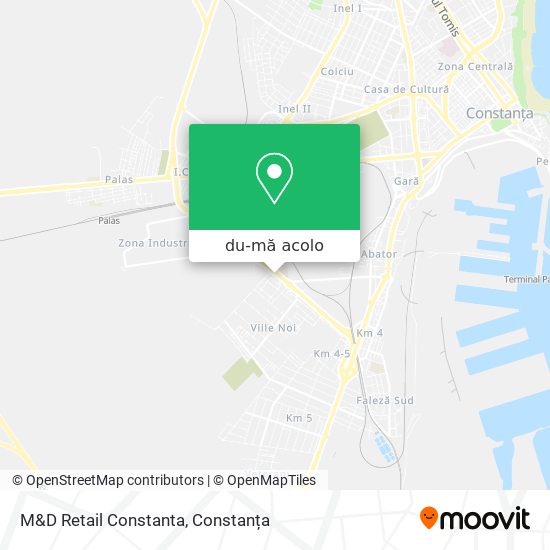 Hartă M&D Retail Constanta