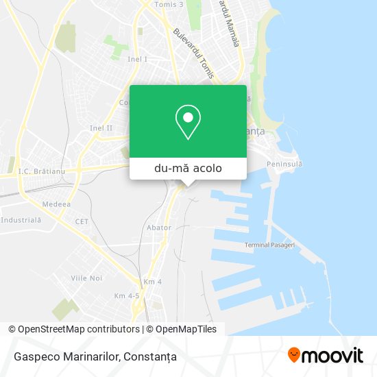 Hartă Gaspeco Marinarilor