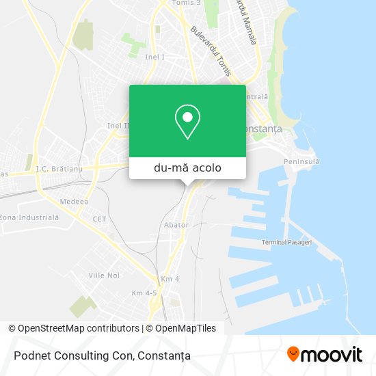 Hartă Podnet Consulting Con
