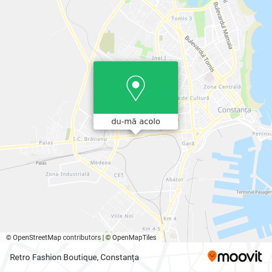 Hartă Retro Fashion Boutique