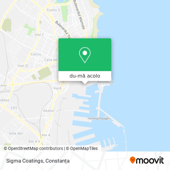 Hartă Sigma Coatings