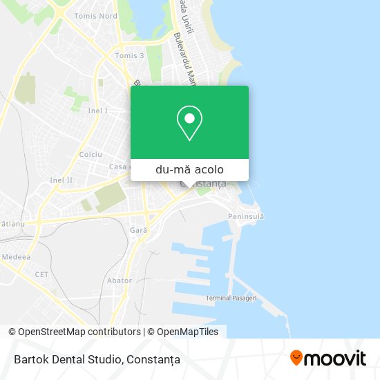 Hartă Bartok Dental Studio
