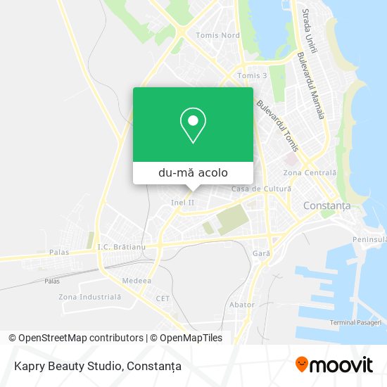 Hartă Kapry Beauty Studio