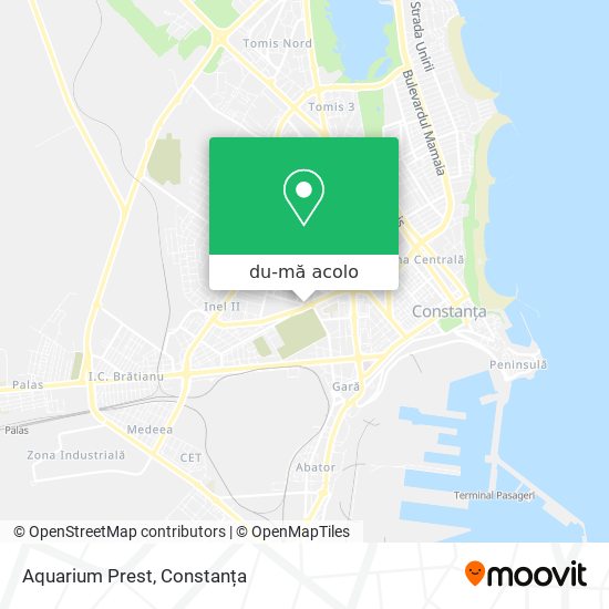 Hartă Aquarium Prest