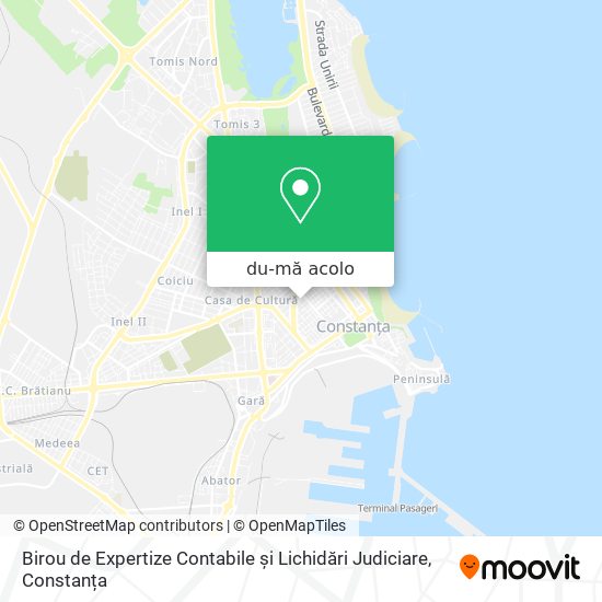 Hartă Birou de Expertize Contabile și Lichidări Judiciare