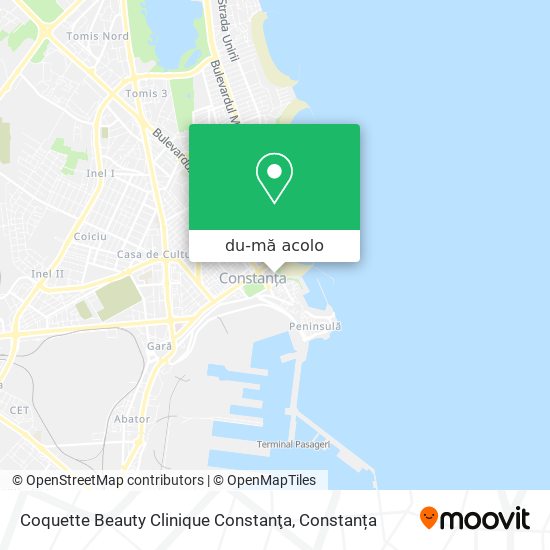 Hartă Coquette Beauty Clinique Constanţa