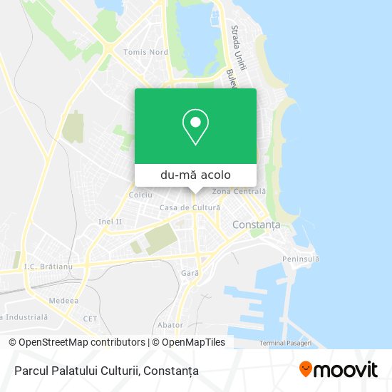 Hartă Parcul Palatului Culturii