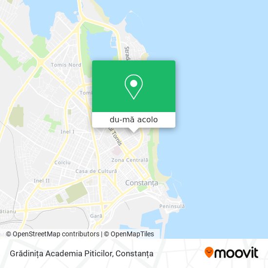 Hartă Grădinița Academia Piticilor