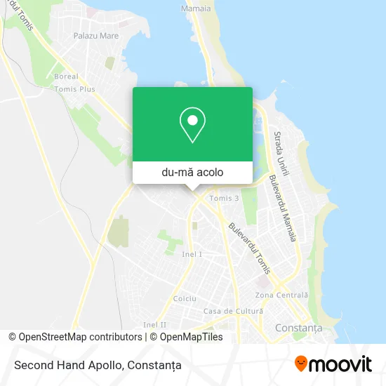 Hartă Second Hand Apollo