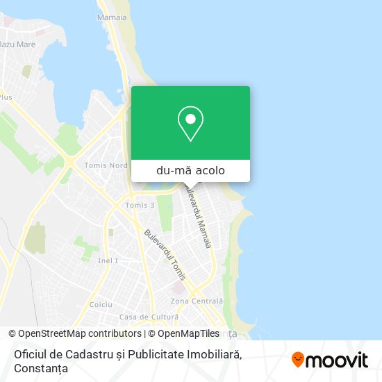 Hartă Oficiul de Cadastru și Publicitate Imobiliară
