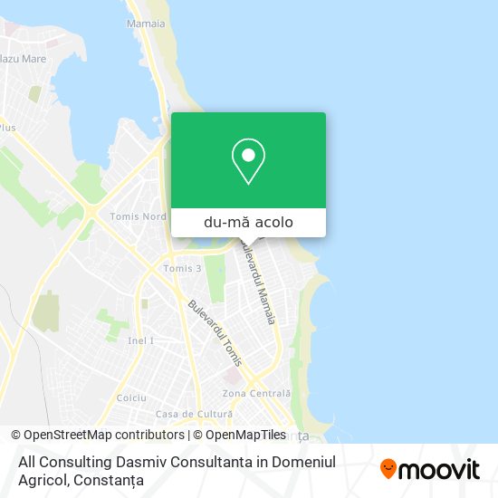 Hartă All Consulting Dasmiv Consultanta in Domeniul Agricol
