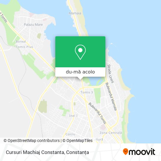 Hartă Cursuri Machiaj Constanta