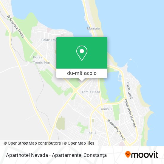 Hartă Aparthotel Nevada - Apartamente