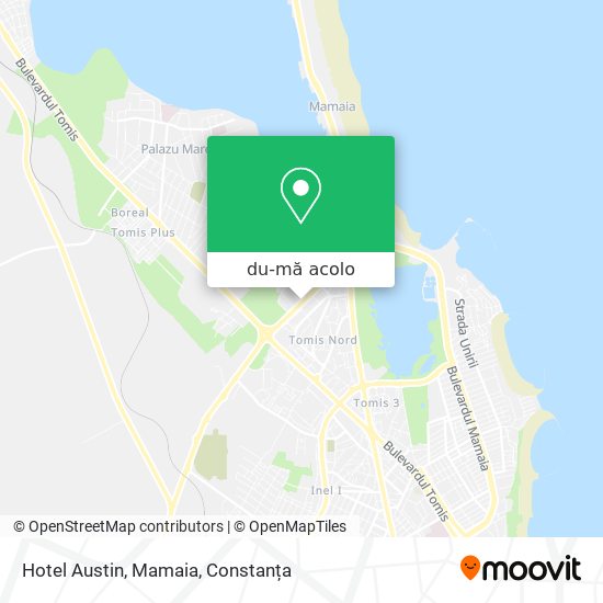 Hartă Hotel Austin, Mamaia