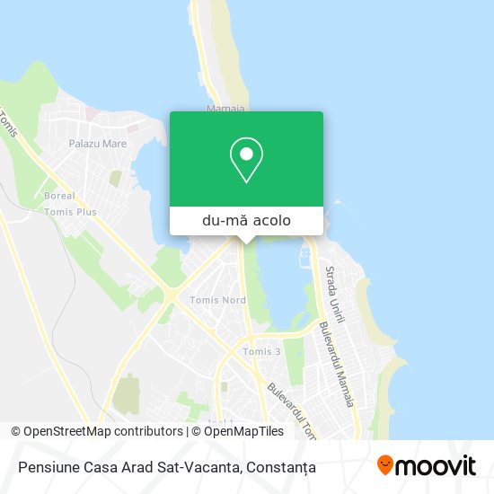 Hartă Pensiune Casa Arad Sat-Vacanta