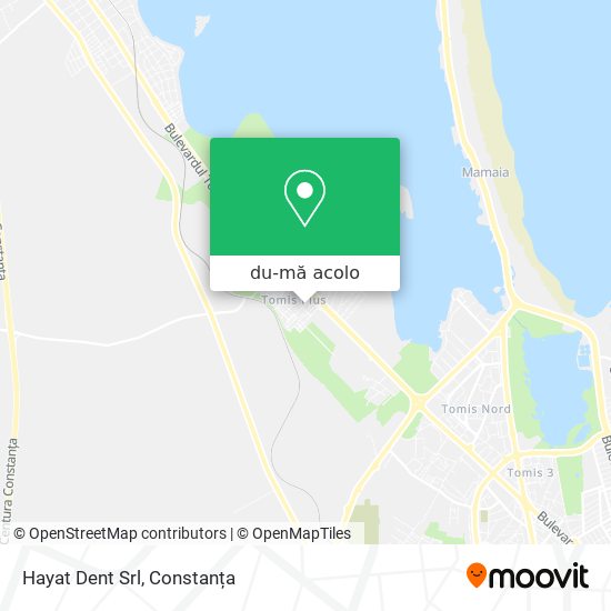 Hartă Hayat Dent Srl