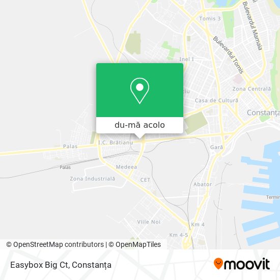 Hartă Easybox Big Ct