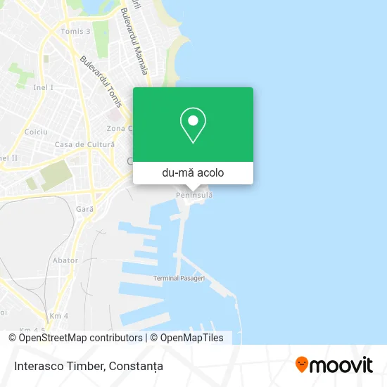 Hartă Interasco Timber