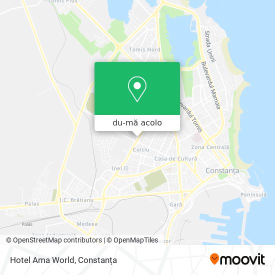 Hartă Hotel Ama World