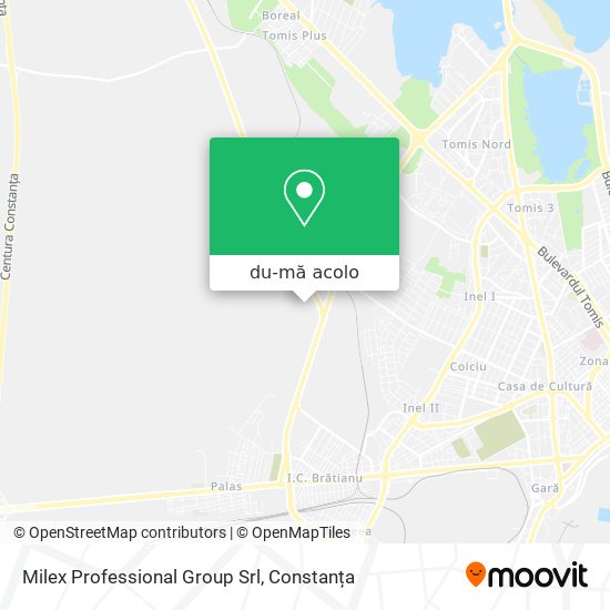 Hartă Milex Professional Group Srl