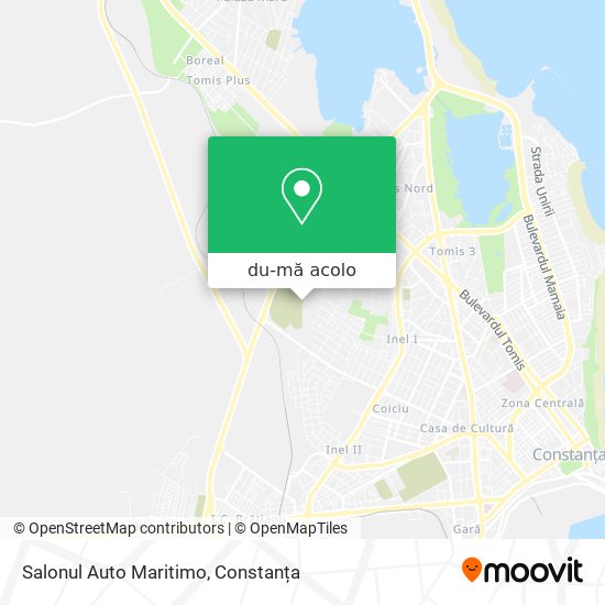 Hartă Salonul Auto Maritimo